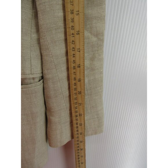 VINTAGE Gap Sport Coat Small Blazer Linen 90s Field Classic Jacket * - Picture 6 of 13